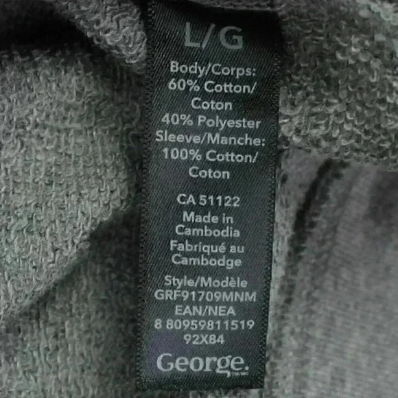NEW! GEORGE mens fooler tee grey black burgundy medium, large‎ - Picture 6 of 7